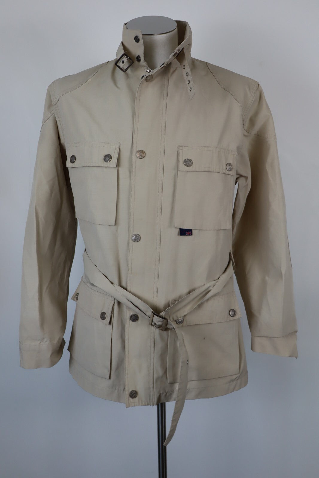 RIFLE CAPPOTTO TRENCH UOMO Tg M MAN VINTAGE CASUAL JACKET COTONE