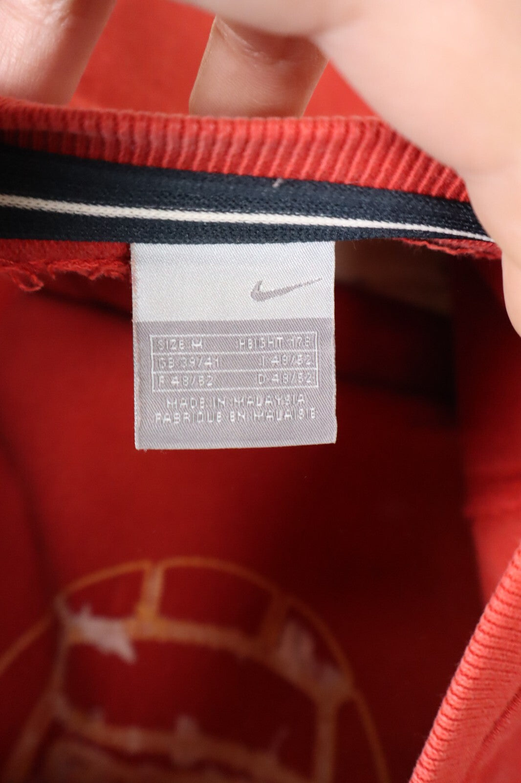 NIKE RANDALL'S FELPA UOMO Tg M MAN CASUAL VINTAGE  SWEATSHIRT COTONE