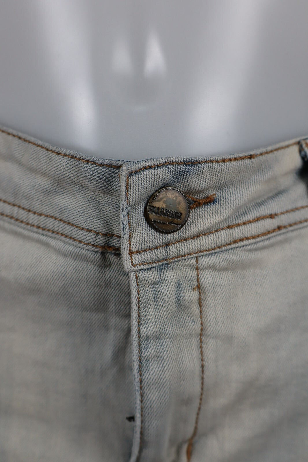 BILLABONG GONNA DONNA TG. 12 WOMAN VINTAGE SKIRT CASUAL COTONE DENIM