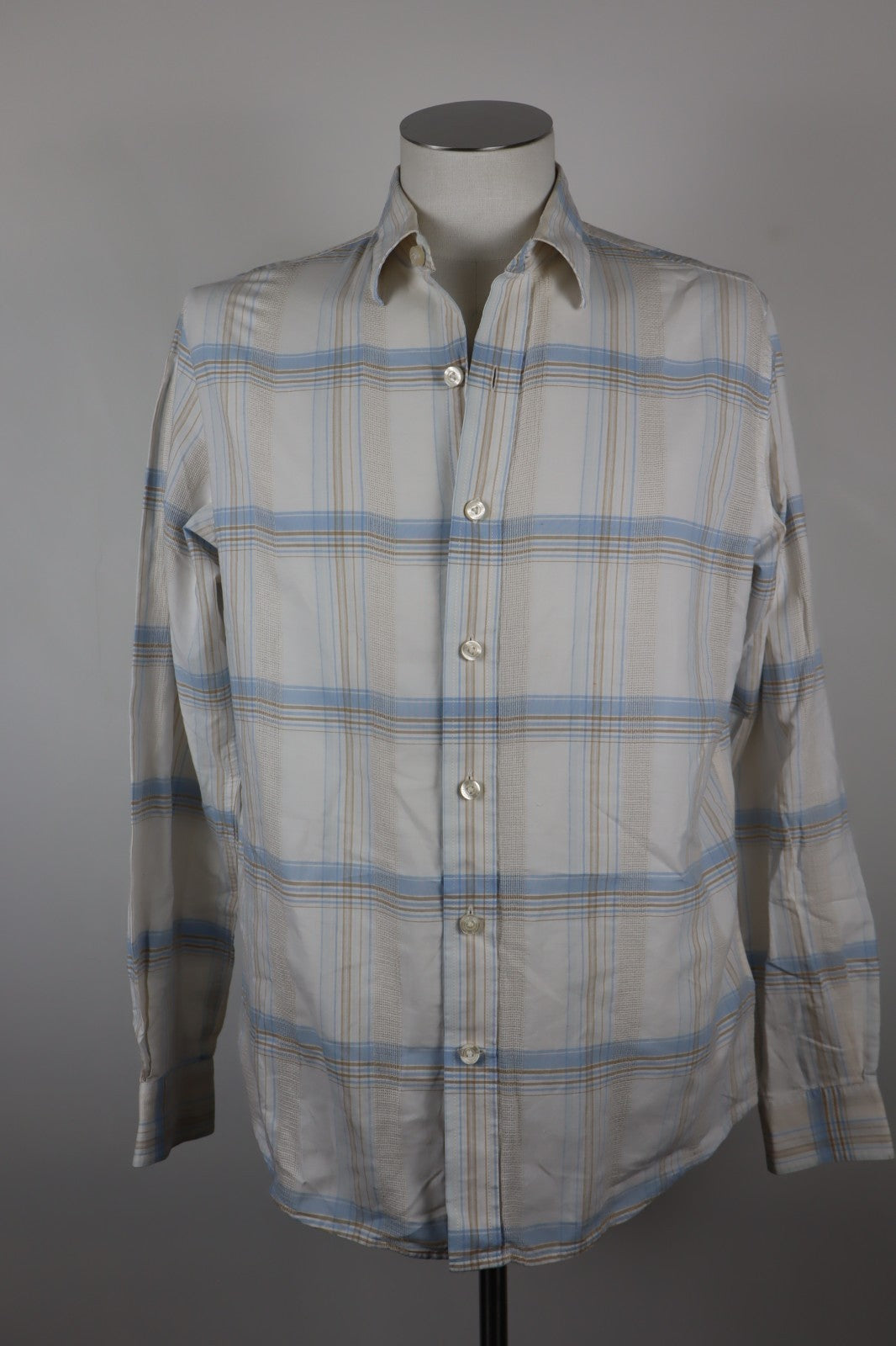 TIMBERLAND CAMICIA UOMO TG M MAN CASUAL VINTAGE SHIRT COTONE COTTON MANICA LUNGA