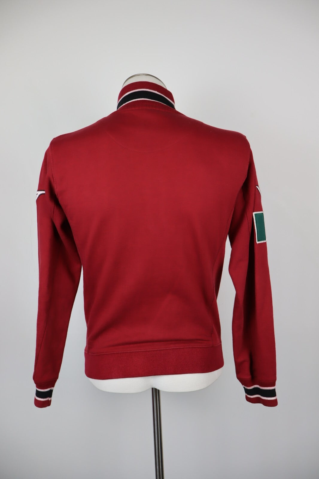 LEGEA SALERNITANA FELPA CON ZIP GIACCA SPORT CALCIO  UOMO Tg 2XS  MAN JACKET