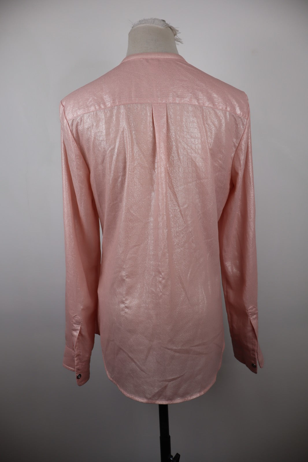 CALVIN KLEIN CAMICIA DONNA TG. S WOMAN CASUAL VINTAGE SHIRT ROSA POLIESTERE