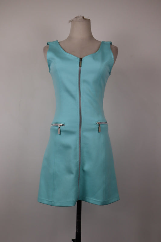 SPORTSTAFF VESTITO DONNA TG.  S WOMAN CASUAL VINTAGE DRESS CERNIERA
