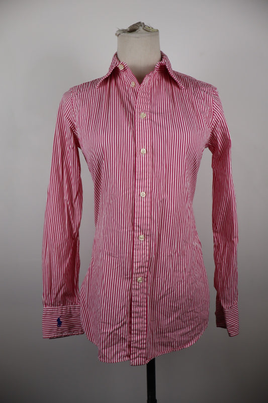 POLO RALPH LAUREN CAMICIA DONNA 4 WOMAN SHIRT CASUAL VINTAGE COTONE COTTON LOGO