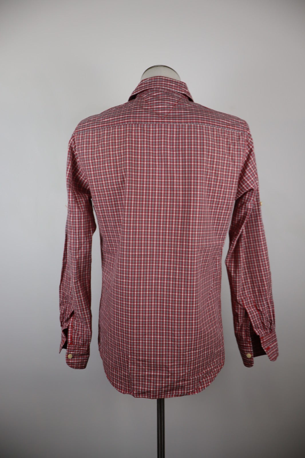 TOMMY HILFIGER CAMICIA MANICA LUNGA UOMO TG.M MAN CASUAL VINTAGE SHIRT COTONE