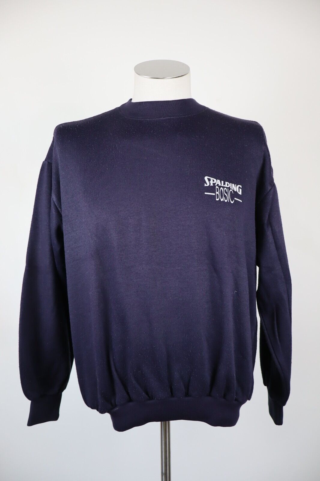SPALDING FELPA MAGLIA UOMO Tg S MAN SPORT JACKET SWEATSHIRT VINTAGE COTONE