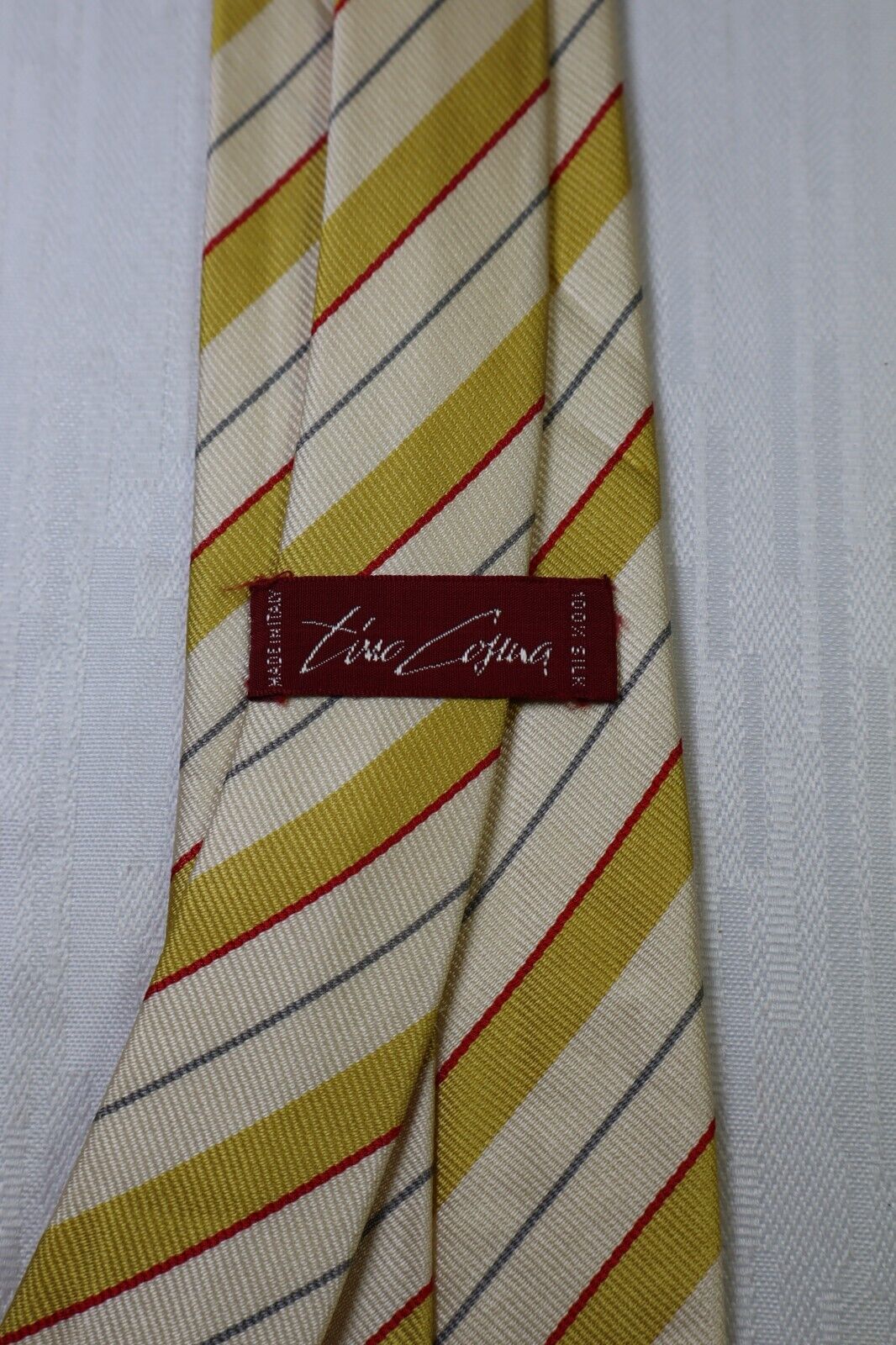 TINO COSMA 100% SETA SILK TIE CRAVATTA NECKTIE VINTAGE CLASSIC ITALY