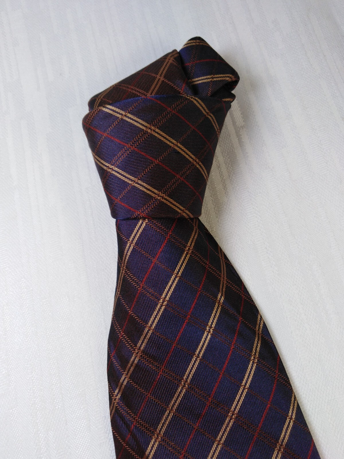 BARTON MODA 100% SETA SILK TIE CRAVATTA NECKTIE MADE IN ITALY VINTAGE CLASSIC