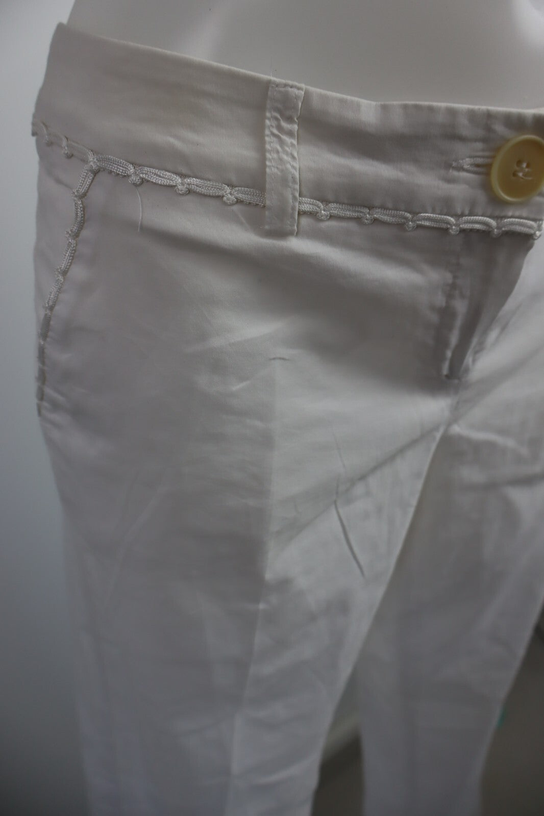 EMPORIO ARMANI PANTALONE DONNA TG 42 WOMAN VINTAGE PANTS CASUAL COTONE