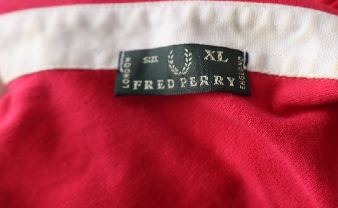 FRED PERRY  POLO MAGLIA DONNA COTONE XL WOMAN SHIRT CASUAL VINTAGE COTONE LOGO
