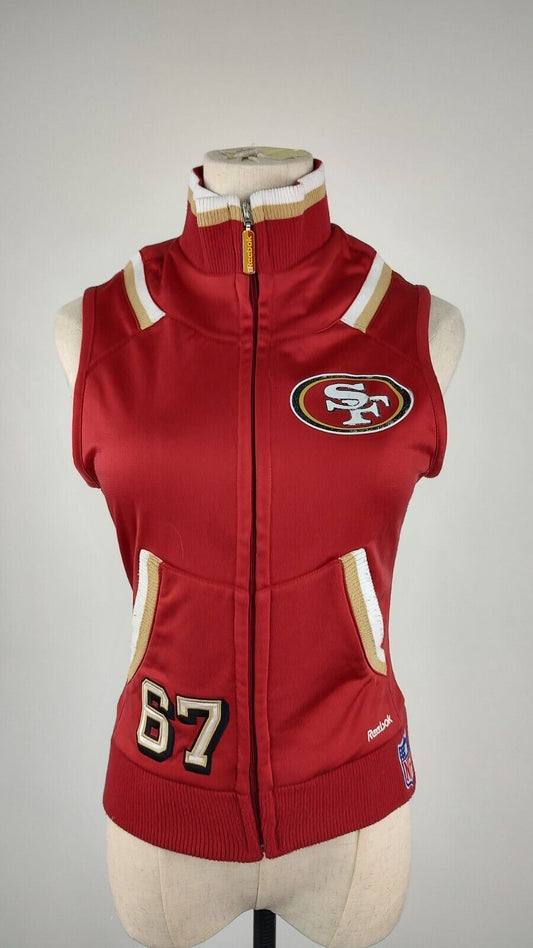 REEBOK SF NFL FELPA DONNA Tg XS WOMEN CASUAL VINTAGE SPORT SWEATSHIRT