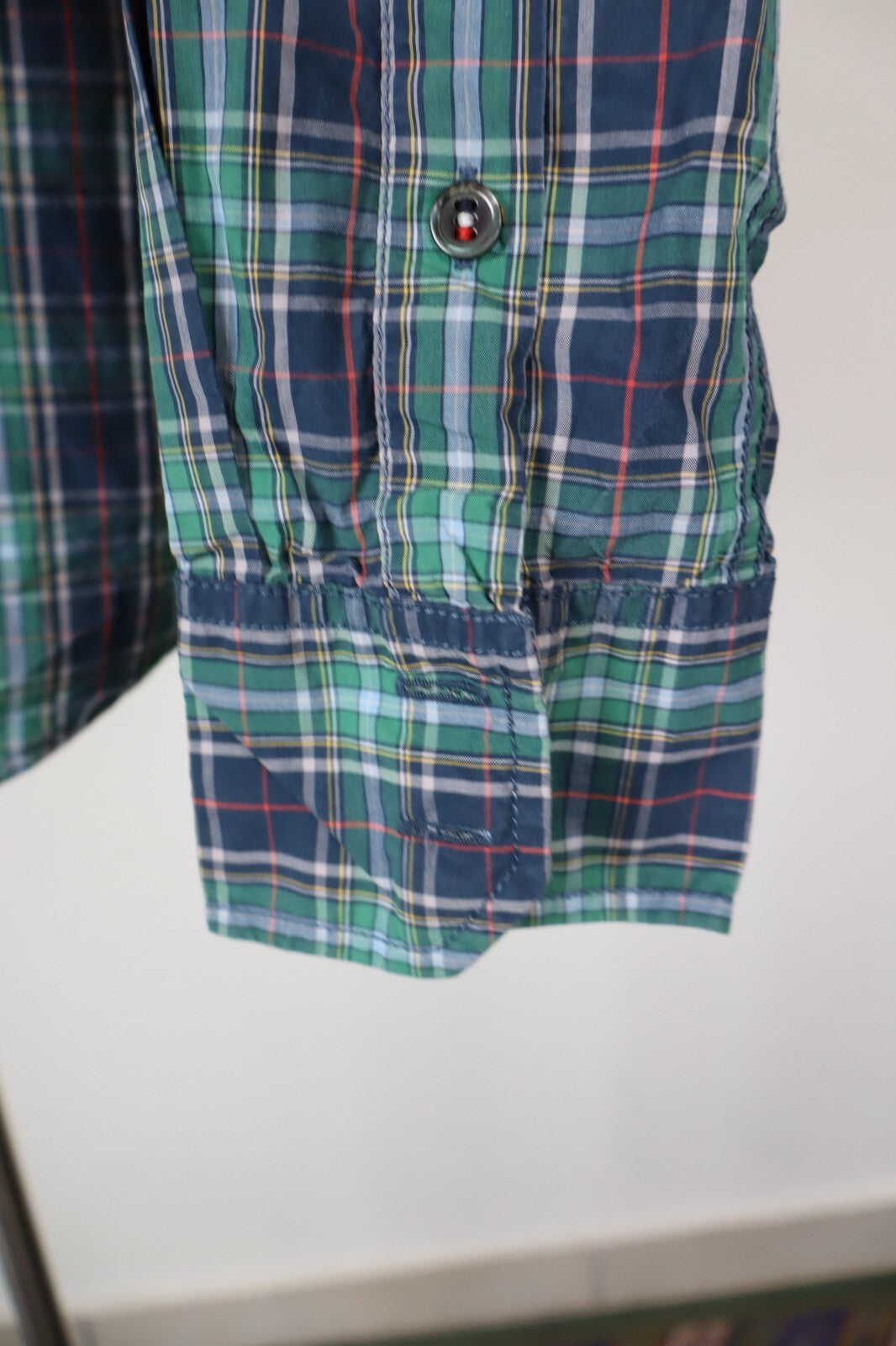 TOMMY HILFIGER CAMICIA UOMO COTONE TG. S MAN CASUAL VINTAGE COTTON SHIRT