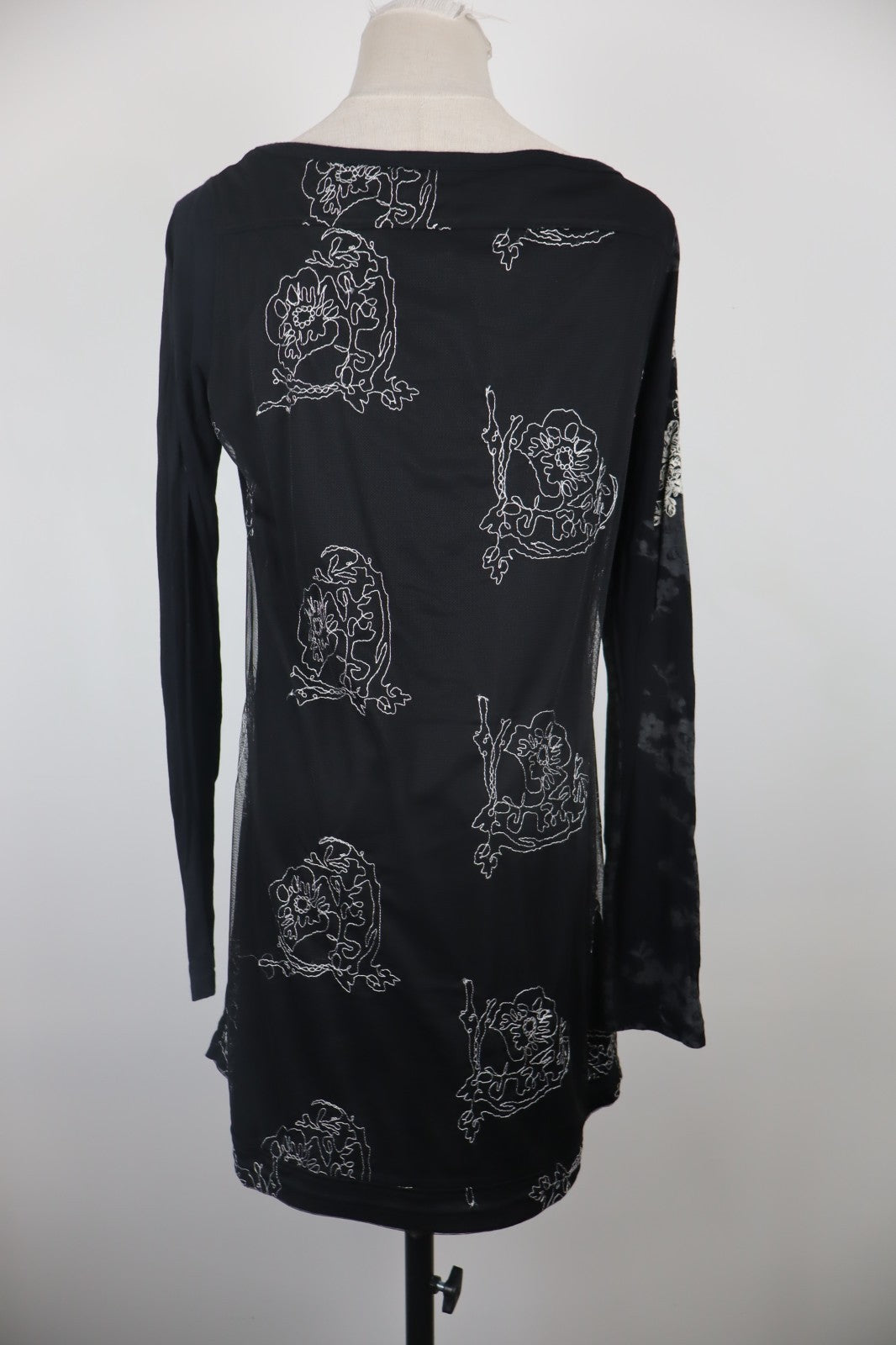 DESIGUAL VESTITO DONNA TG. 2XL WOMAN CASUAL VINTAGE DRESS ABITO MANICA LUNGA