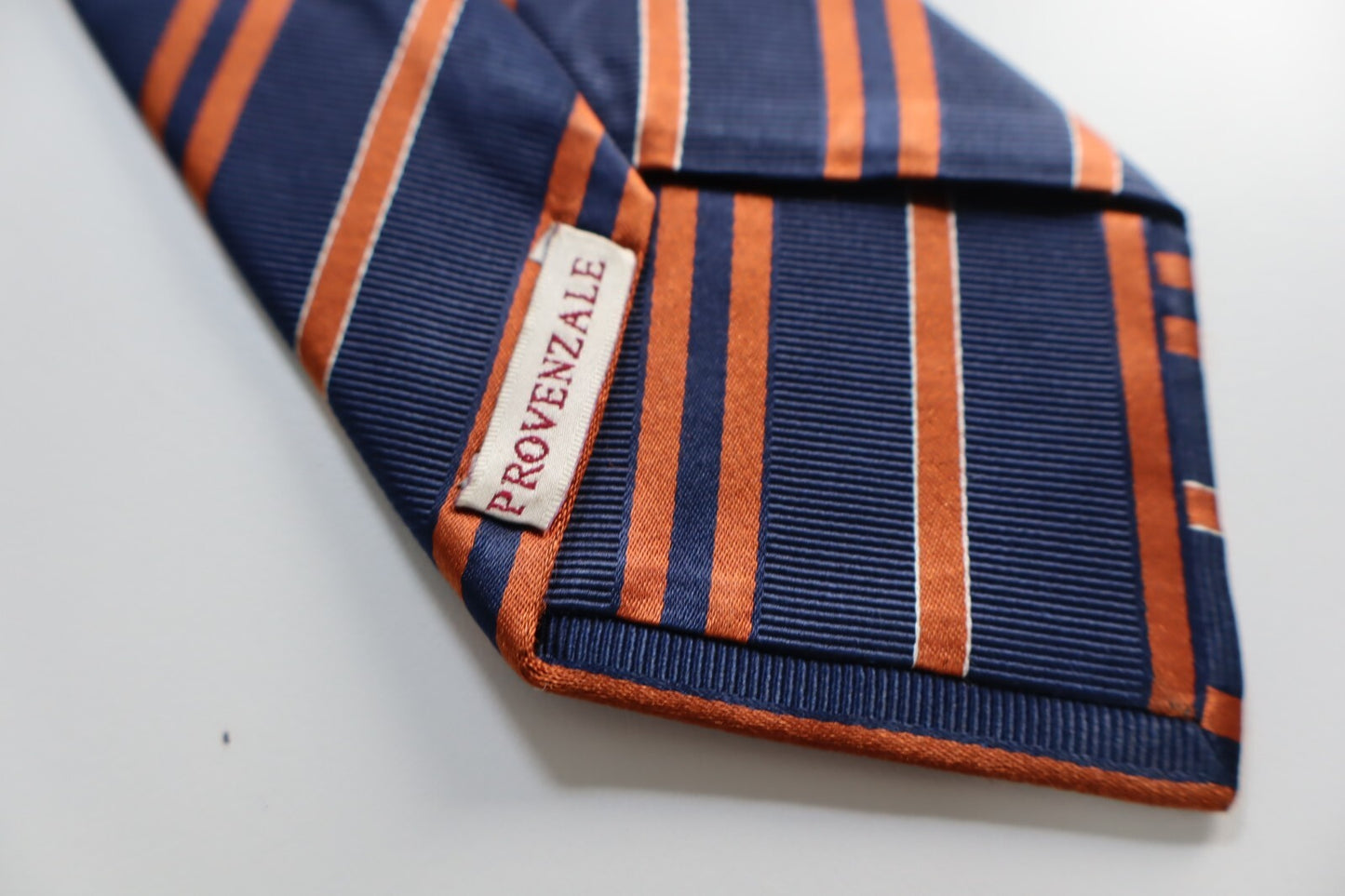 PROVENZALE NAPOLI 100% SILK TIE SETA CRAVATTA NECKTIE MADE  ITALY SELF TIPPED