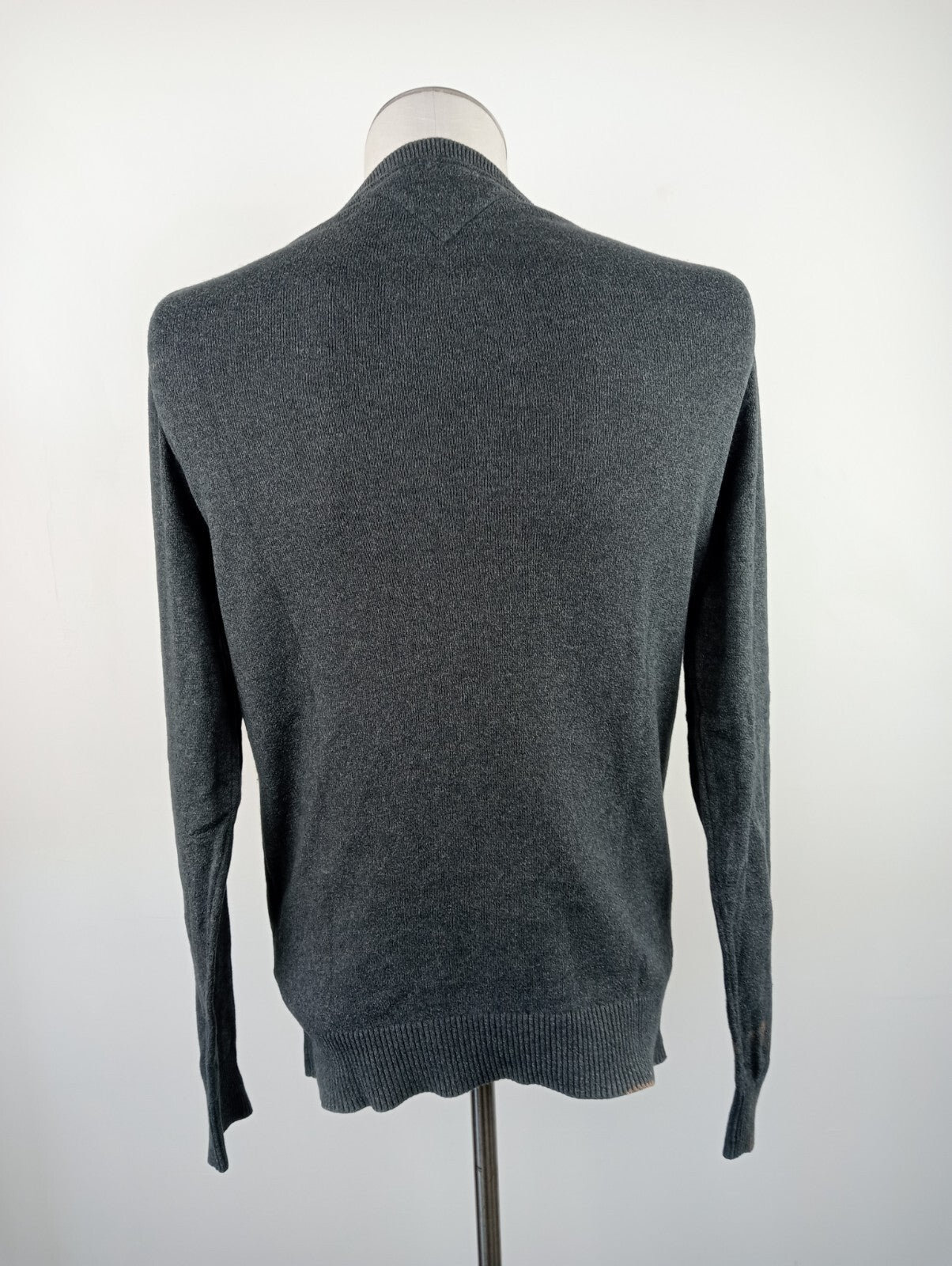 TOMMY HILFIGER MAGLIONE COTONE CASHMERE VINTAGE UOMO Tg S MAN SWEATER MADE ITALY