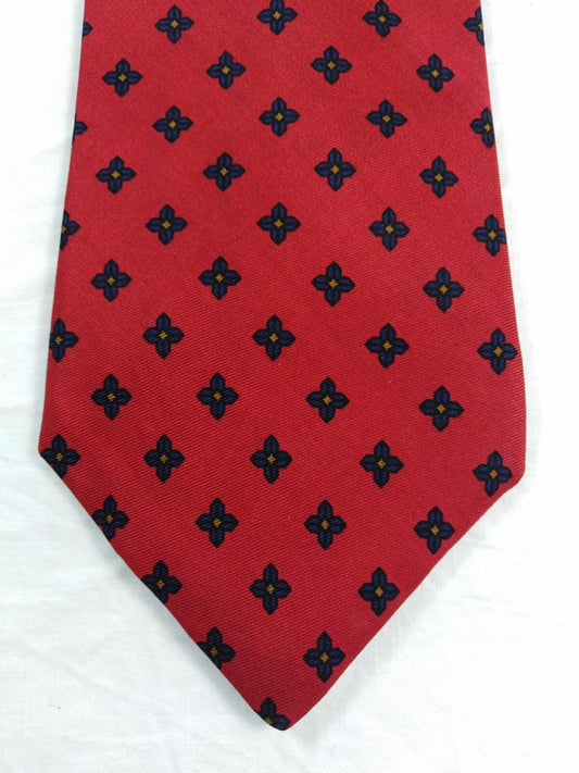 TOMMY HILFIGER  SILK TIE SETA CRAVATTA NECKTIE MADE IN USA