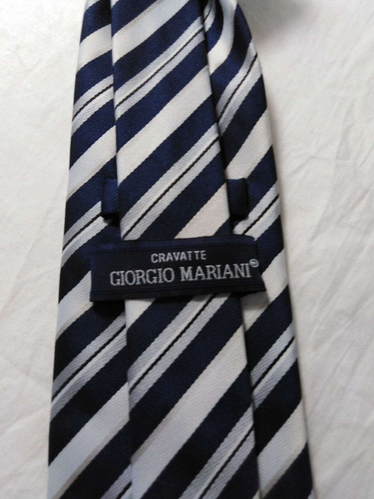 GIORGIO MARIANI  ALL SILK TIE SETA CRAVATTA SELF TIPPED NECKTIE MADE IN ITALY