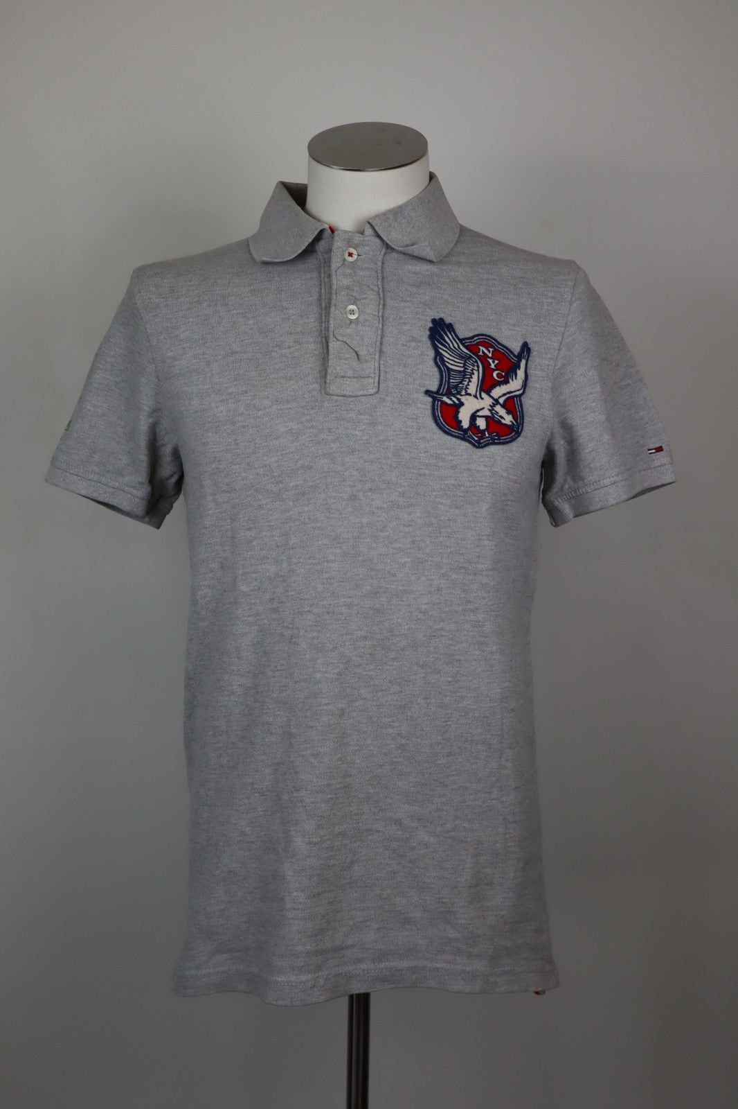 TOMMY HILFIGER POLO MAGLIA UOMO TG. M MAN T-SHIRT CASUAL VINTAGE COTONE