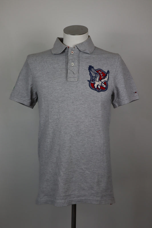 TOMMY HILFIGER POLO MAGLIA UOMO TG. M MAN T-SHIRT CASUAL VINTAGE COTONE