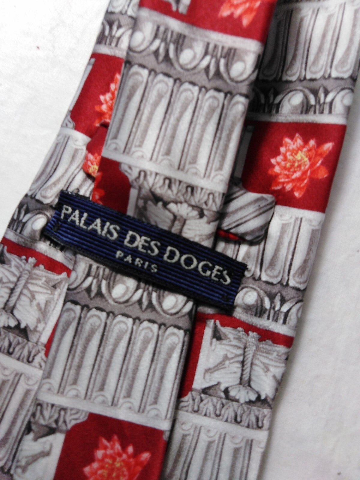 PALAIS DES DOGES 100% SILK TIE SETA CRAVATTA NECKTIE MADE IN ITALY