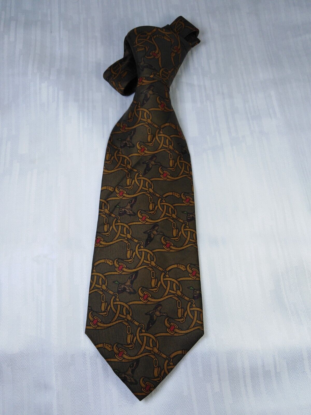 RENATO BALESTRA 100% SETA SILK TIE CRAVATTA NECKTIE ITALY VINTAGE