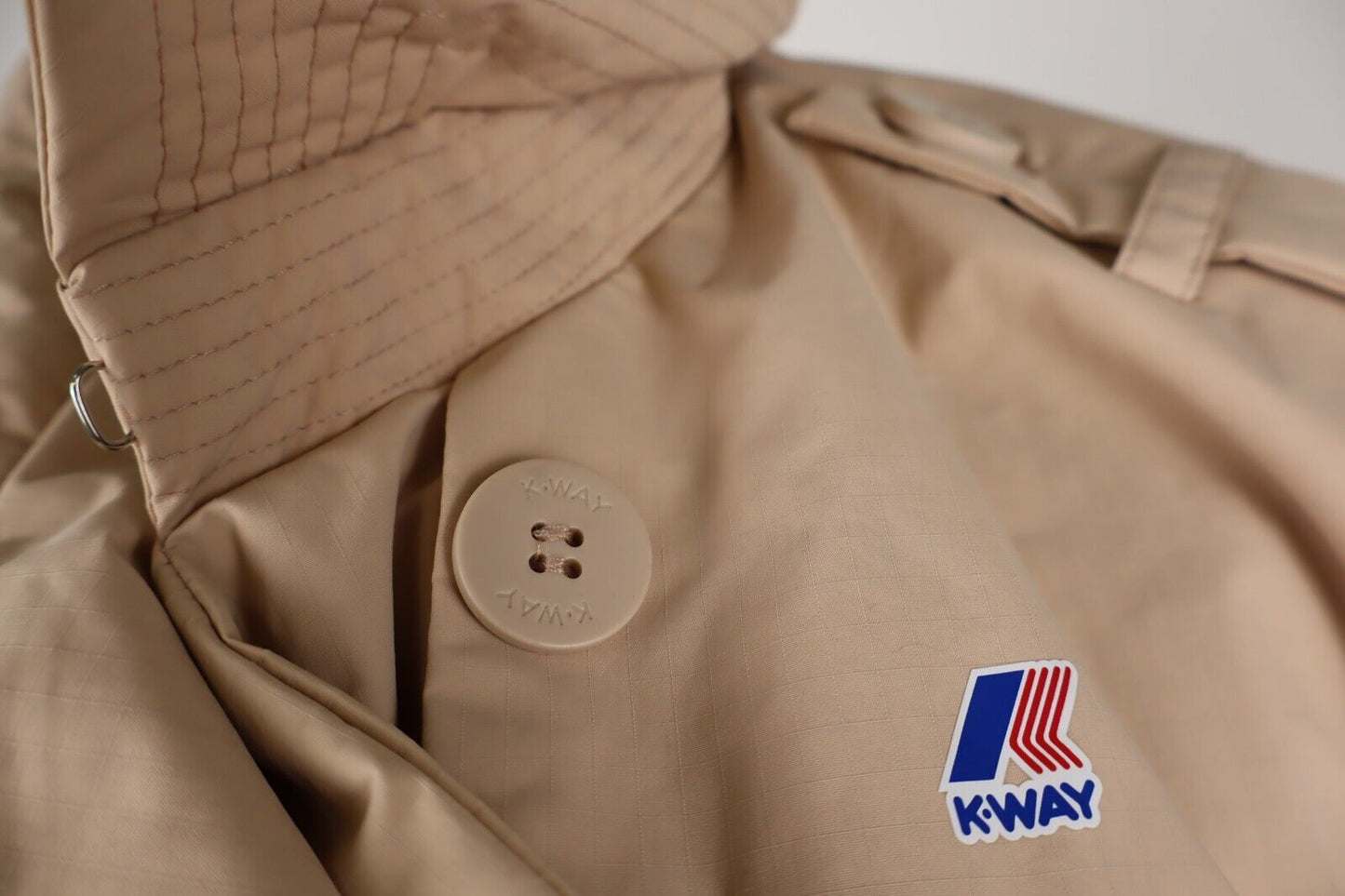 K-WAY TRENCH GIUBBINO TRAPUNTATO DONNA Tg SIX WOMEN VINTAGE CASUAL JACKET
