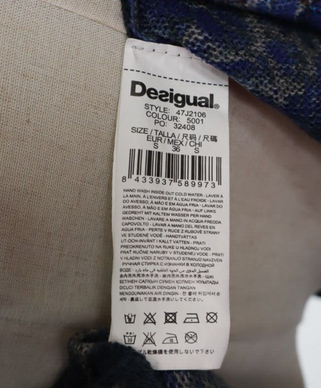 DESIGUAL MAGLIONE CARDIGAN DONNA TG S WOMAN SWEATER VINTAGE CASUAL LANA WOOL