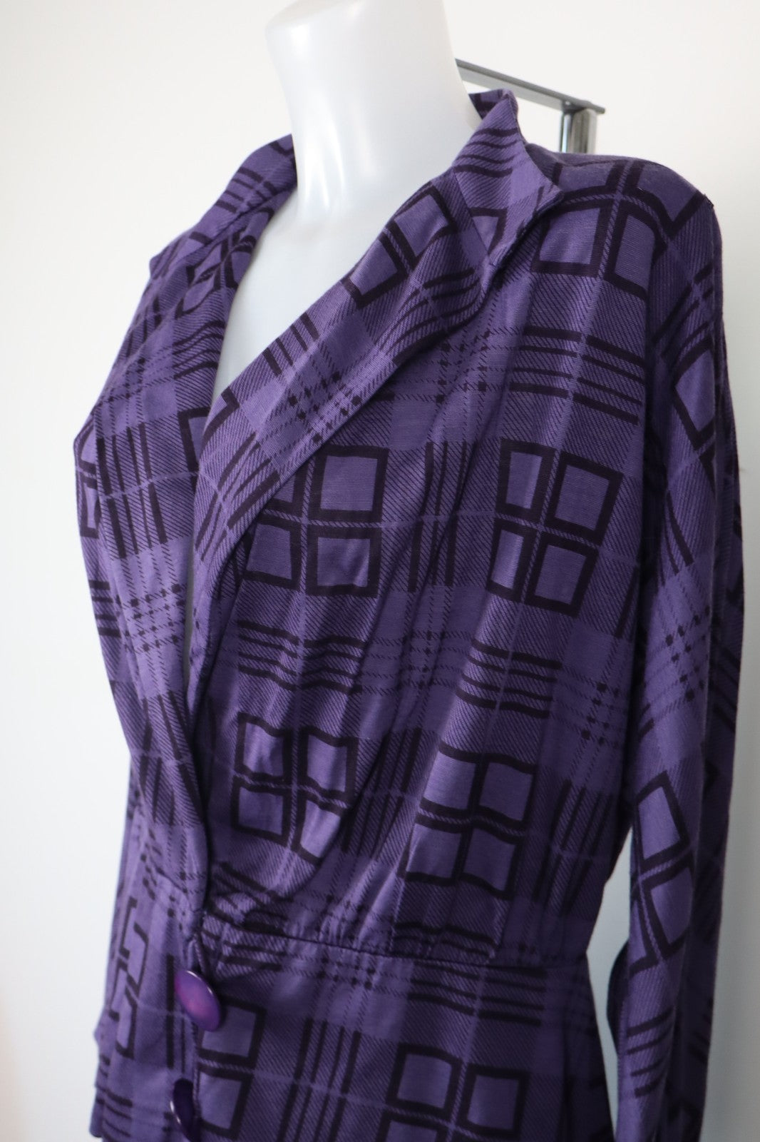 LUISA SPAGNOLI COMPLETO DONNA Tg 48 GIACCA GONNA DRESS VINTAGE CASUAL SUIT LANA