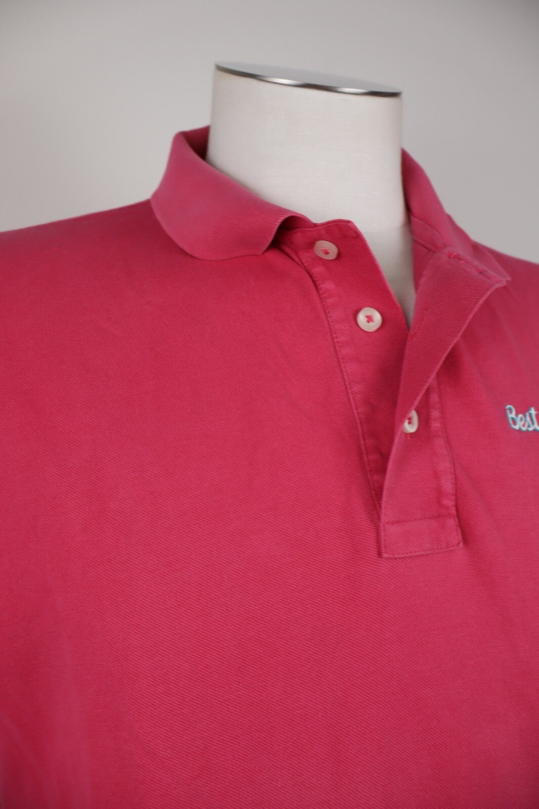 BEST COMPANY MAGLIA POLO UOMO TG. L MAN COTONE COTTON T-SHIRT CASUAL VINTAGE