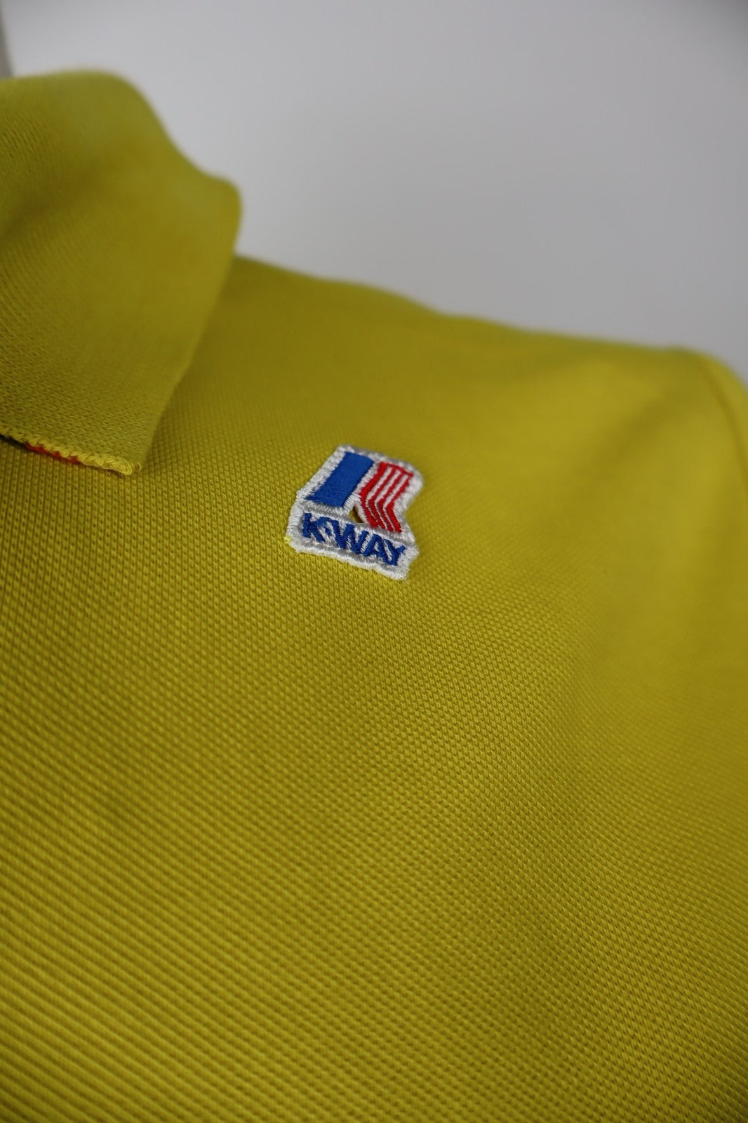 KWAY MAGLIA POLO UOMO COTONE TG M MAN COTTON T-SHIRT CASUAL VINTAGE VERDE LOGO