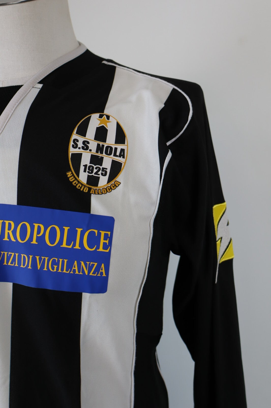 ZEUS SS NOLA N 15 MAGLIA CALCIO TRIKOT UOMO S SOCCER JERSEY VINTAGE SHIRT SPORT