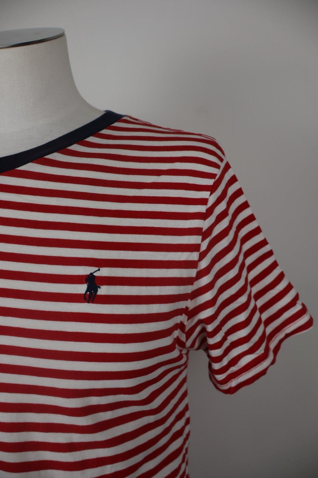 POLO RALPH LAUREN MAGLIA UOMO L 14 16 MAN T-SHIRT CASUAL VINTAGE COTONE COTTON