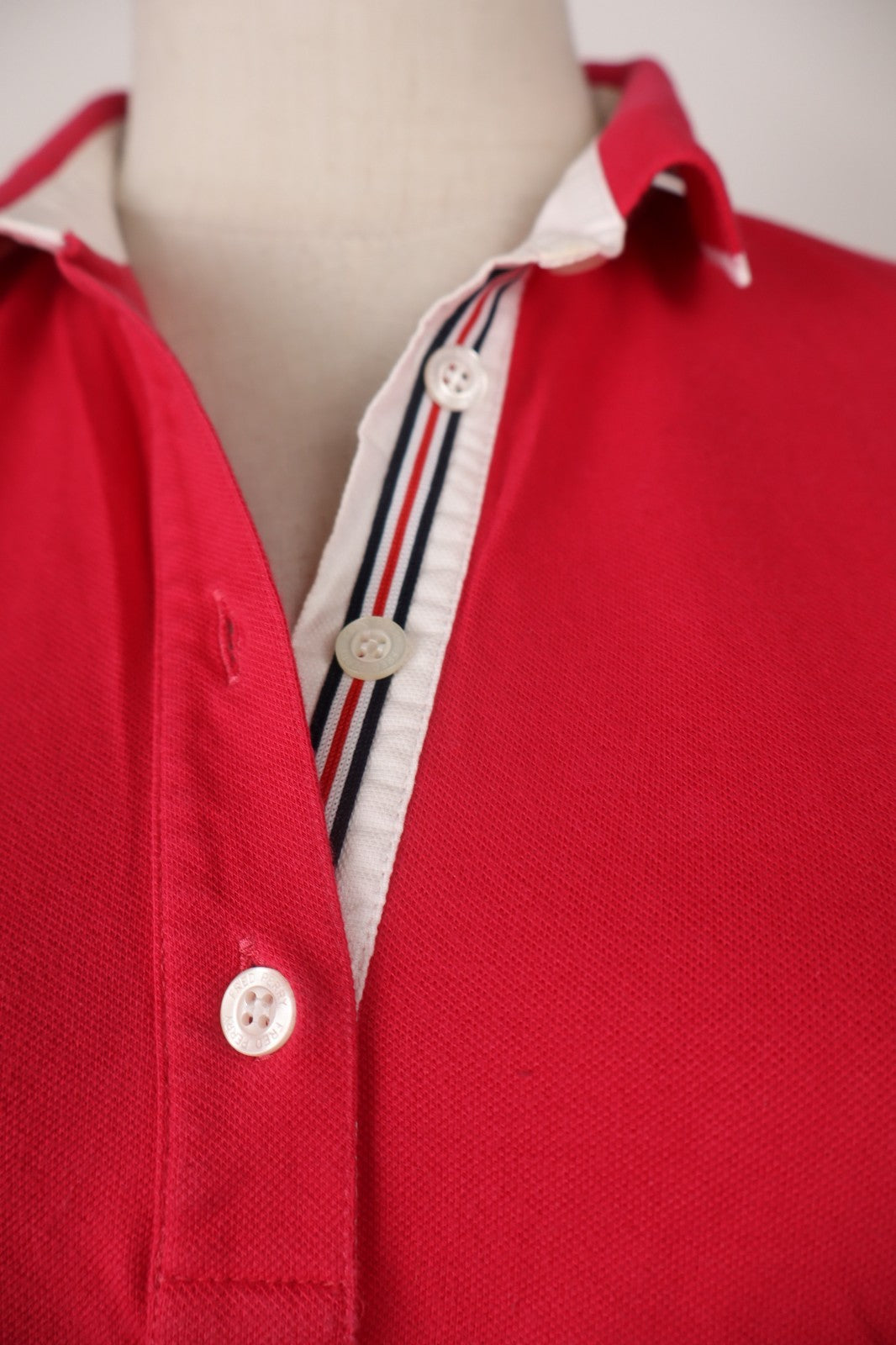 FRED PERRY  POLO MAGLIA DONNA COTONE XL WOMAN SHIRT CASUAL VINTAGE COTONE LOGO