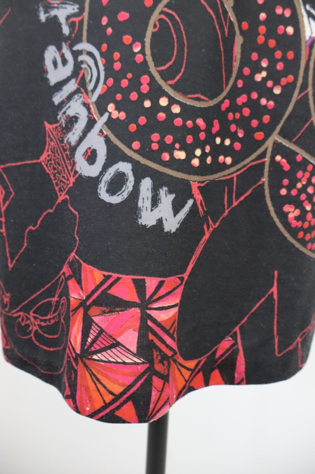 DESIGUAL RAINBOW VESTITO ABITO DONNA TG. S WOMAN CASUAL VINTAGE DRESS