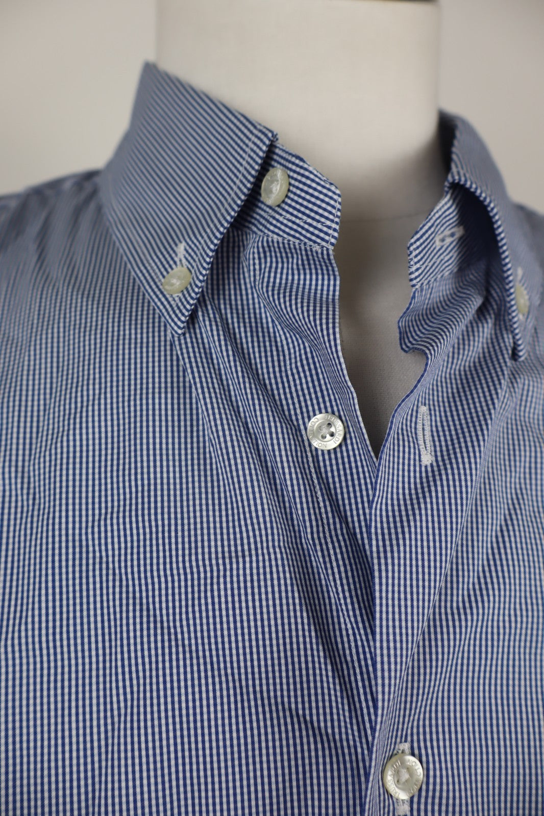 TRUSSARDI COLLECTION CAMICIA UOMO 45 18 MAN CASUAL VINTAGE SHIRT COTONE COTTON