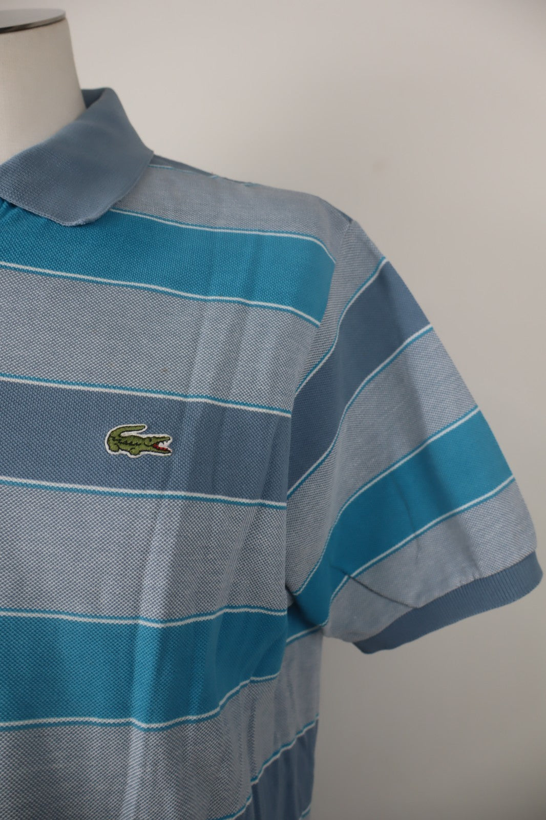 LACOSTE MAGLIA UOMO COTONE TG. 6 MAN COTTON POLO SHIRT CASUAL VINTAGE LOGO