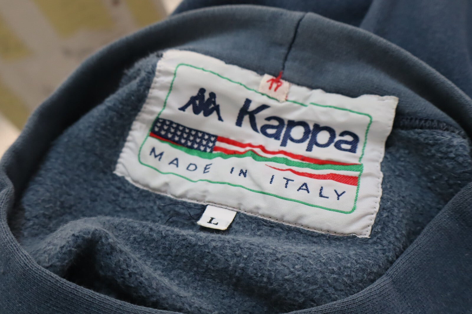 KAPPA FELPA MAGLIA UOMO Tg L MAN SPORT JACKET SWEATSHIRT VINTAGE