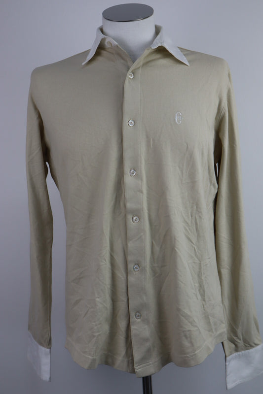 CONTE OF FLORENCE CAMICIA UOMO COTONE TG L MAN CASUAL VINTAGE SHIRT COTTON