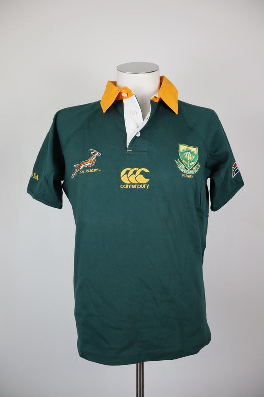 CANTERBURY SUD AFRICA RUGBY POLO MAGLIA UOMO Tg S MAN VINTAGE SPORT JERSEY