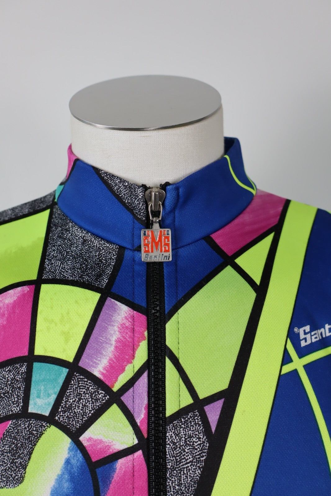 SMS SANTINI GIUBBINO GIACCA SPORT CICLISMO UOMO Tg XL MAN VINTAGE JACKET