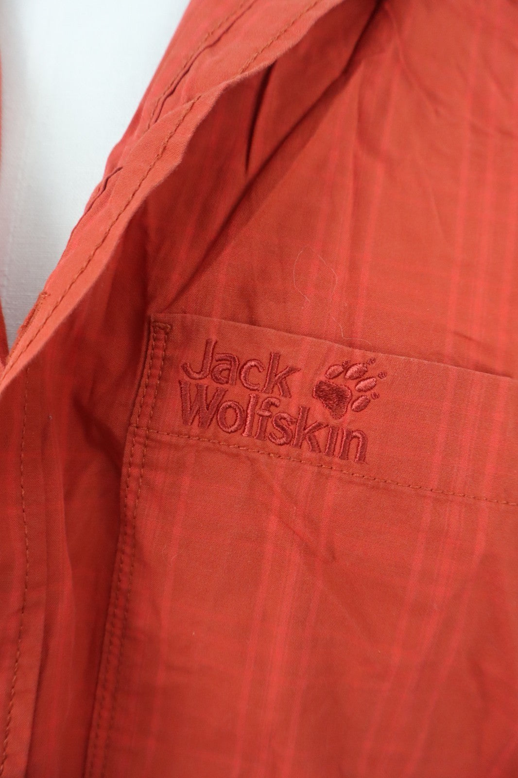 JACK WOLFSKIN CAMICIA UOMO TG. L MAN CASUAL SPORTSWEAR VINTAGE SHIRT COTONE