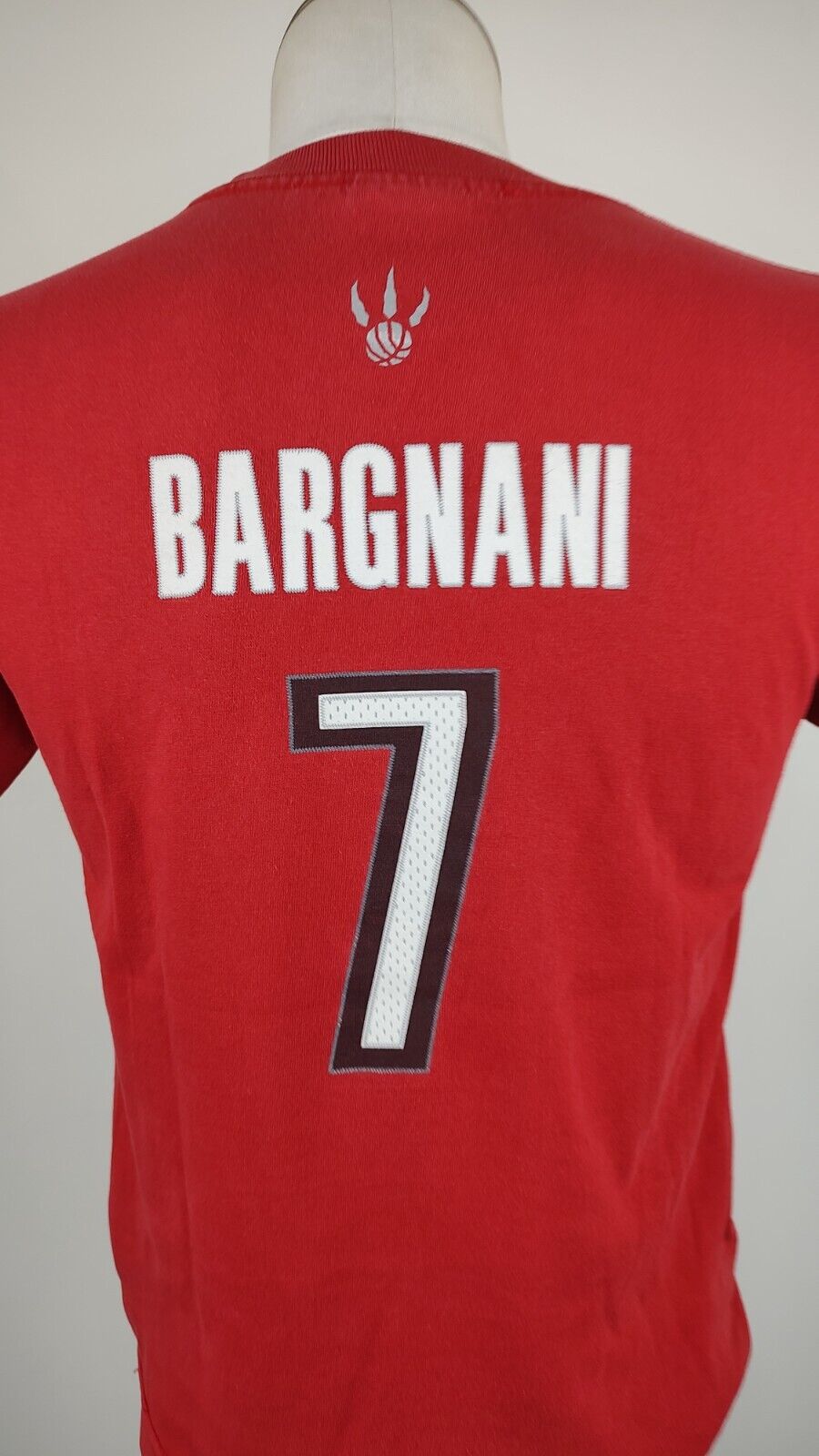ADIDAS RAPTORS BARGNANI 7 MAGLIA RAGAZZO TG M MAN T-SHIRT BASKET NBA SPORT