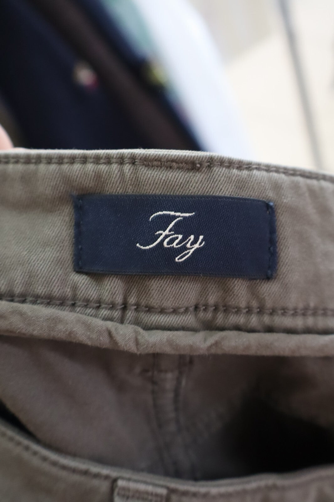 FAY PANTALONE CASUAL DONNA TG W28 WOMAN VINTAGE PANTS