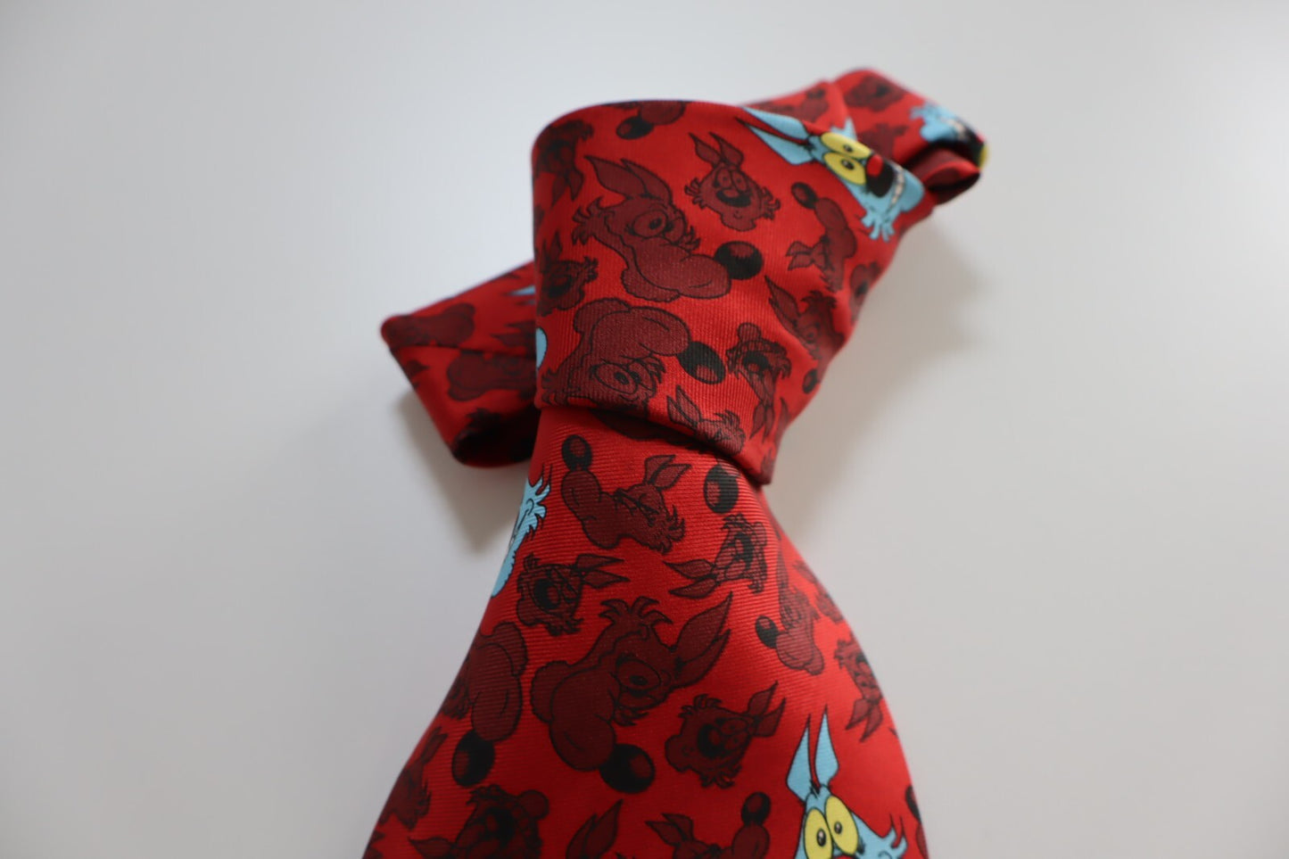 CRAVART LUPO ALBERTO 100% SILK TIE SETA CRAVATTA NECKTIE MADE IN ITALY CLASSIC