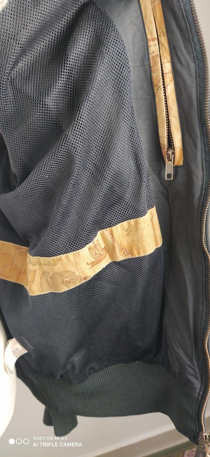 ALVIERO MARTINI I CLASSE GIUBBINO LEGGERO UOMO Tg 52 MAN CASUAL JACKET VINTAGE
