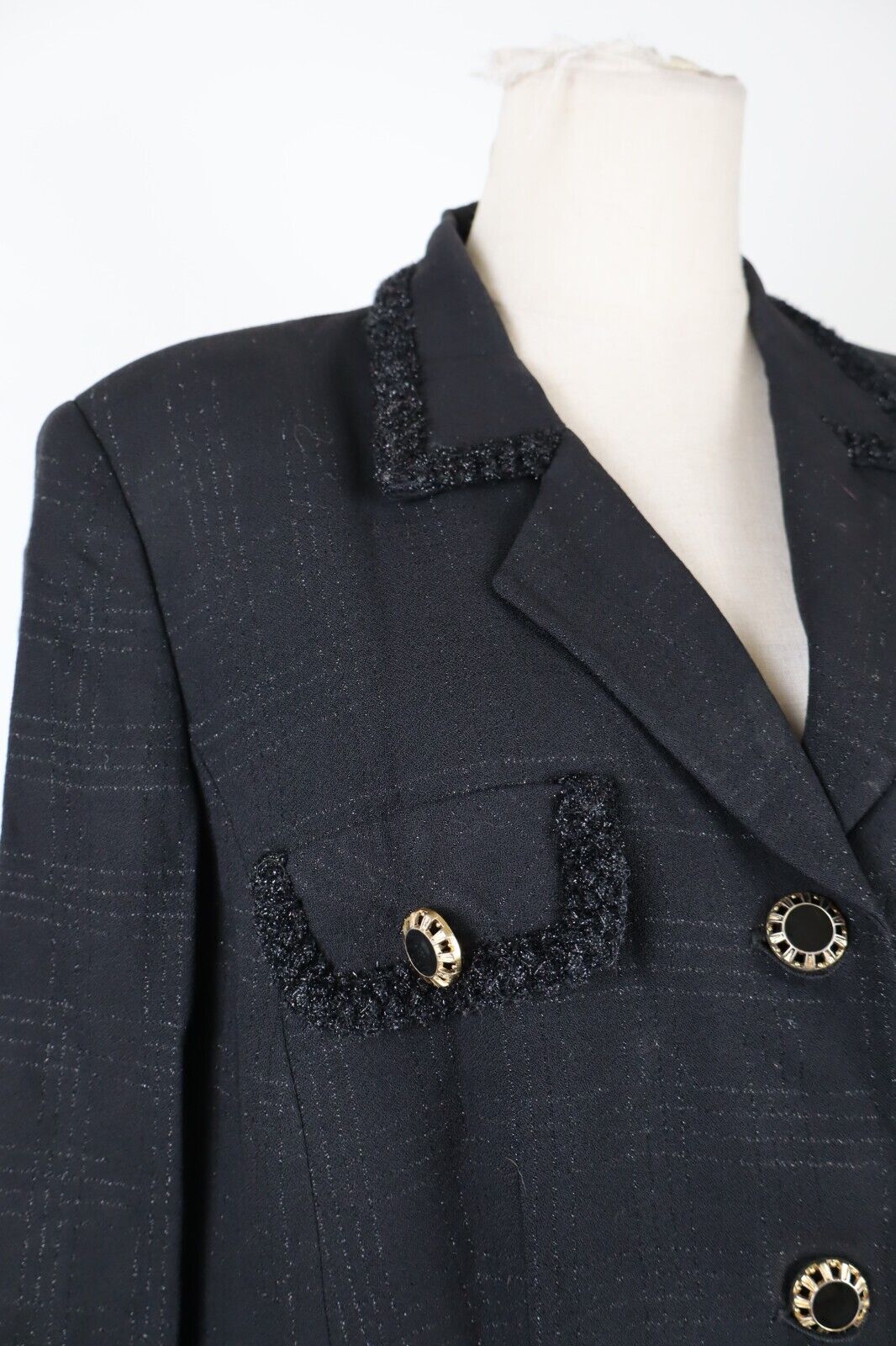 LUISA SPAGNOLI BLAZER GIACCA DONNA 50 WOMAN CASUAL VINTAGE JACKET LANA WOOL