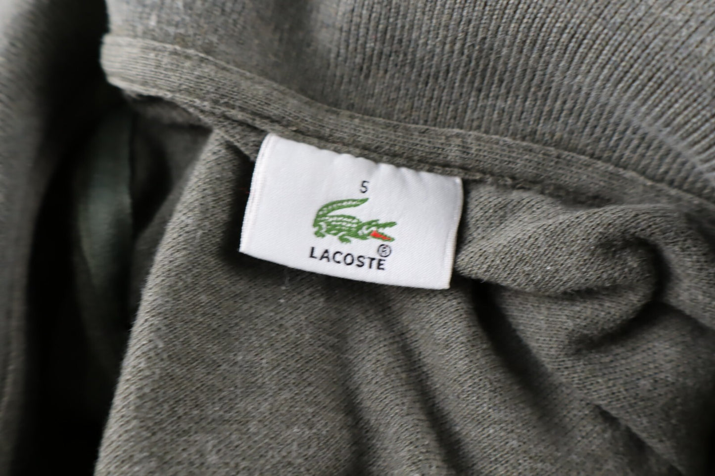 LACOSTE MAGLIA UOMO COTONE TG. 5 MAN COTTON POLO SHIRT CASUAL VINTAGE