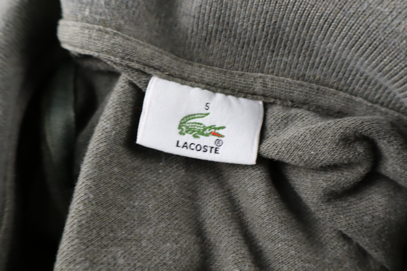 LACOSTE MAGLIA UOMO COTONE TG. 5 MAN COTTON POLO SHIRT CASUAL VINTAGE