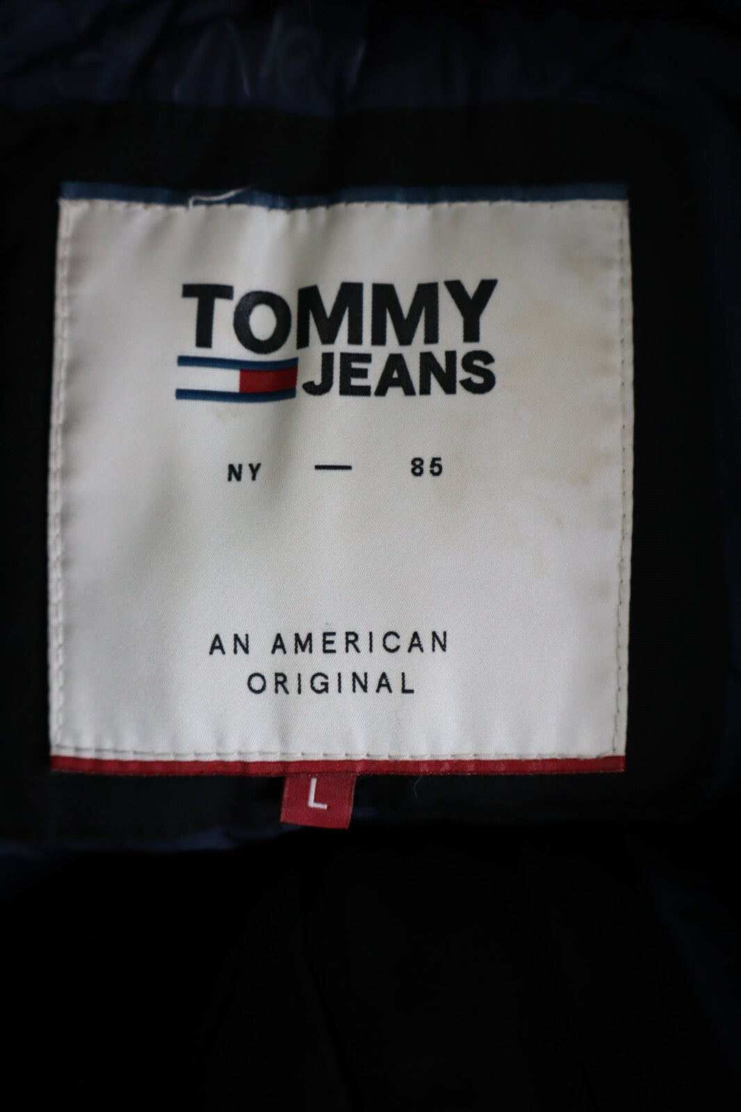 TOMMY HILFIGER GIUBBINO IMBOTTITO GIACCA UOMO Tg. L MAN CASUAL JACKET VINTAGE