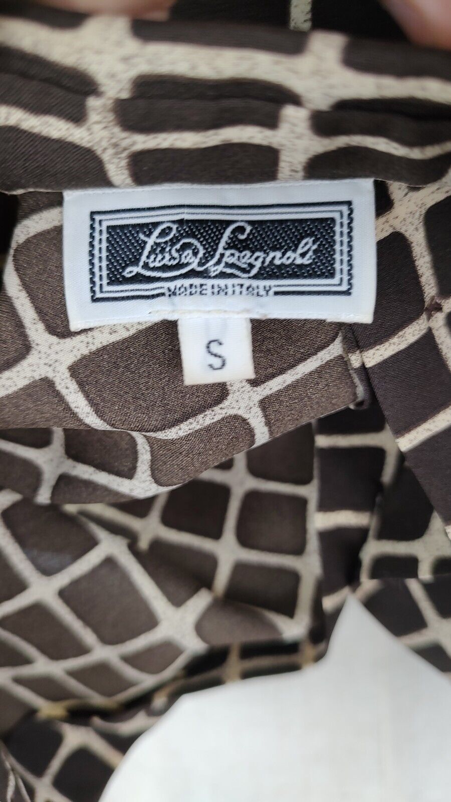 LUISA SPAGNOLI CAMICIA  DONNA TG. S WOMAN SHIRT CASUAL VINTAGE